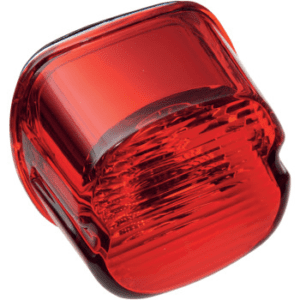 DRAG SPECIALTIES Laydown Taillight Lens with No Tag Window Red 2010-0799