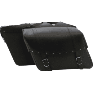 SADDLEMEN Highwayman Rivet Slant-Style Saddlebags - Jumbo X021-03-042