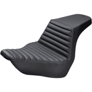 SADDLEMEN Step-Up Seat — Front Tuck-n-Roll - Front Tuck-n-Roll - Black 818-29-171