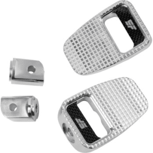 SLYFOX Footpegs - Silver Polished - Rear SF-904-02-2